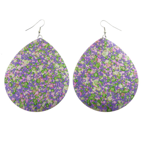 Mi Amore Dangle-Earrings Purple/Multicolor
