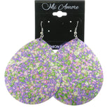 Mi Amore Dangle-Earrings Purple/Multicolor