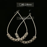 Mi Amore Dangle-Earrings Silver-Tone