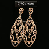 Mi Amore Dangle-Earrings Gold-Tone/Pink
