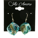 Mi Amore Dangle-Earrings Silver-Tone/Blue
