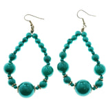 Mi Amore Dangle-Earrings Silver-Tone/Blue