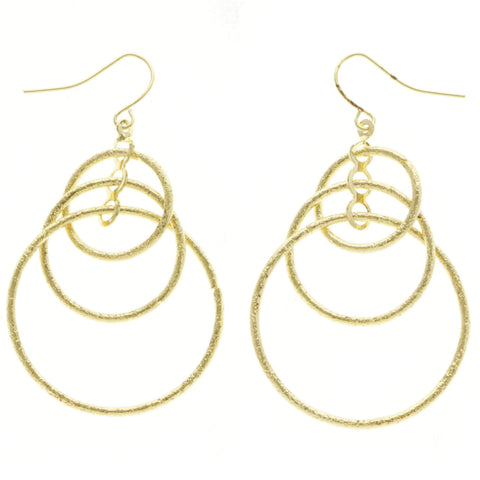 Mi Amore Drop-Dangle-Earrings Gold-Tone