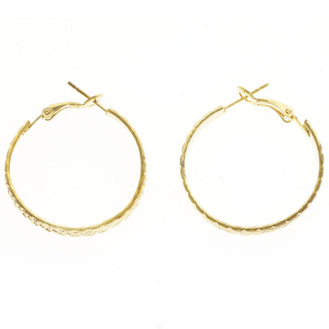 Mi Amore Hoop-Earrings Gold-Tone