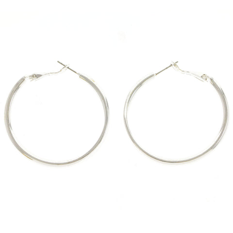 Mi Amore Hoop-Earrings Silver-Tone