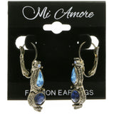 Mi Amore Dangle-Earrings Blue/Silver-Tone