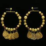 Mi Amore Drop-Dangle-Earrings Gold-Tone/Brown
