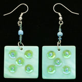 Mi Amore Drop-Dangle-Earrings Blue/Silver-Tone