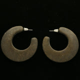 Mi Amore Dangle-Earrings Brown/Silver-Tone