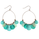 Mi Amore Drop-Dangle-Earrings Silver-Tone/Blue