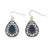 Mi Amore Dangle-Earrings Silver-Tone/Blue