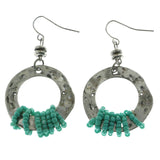 Mi Amore Drop-Dangle-Earrings Silver-Tone/Blue