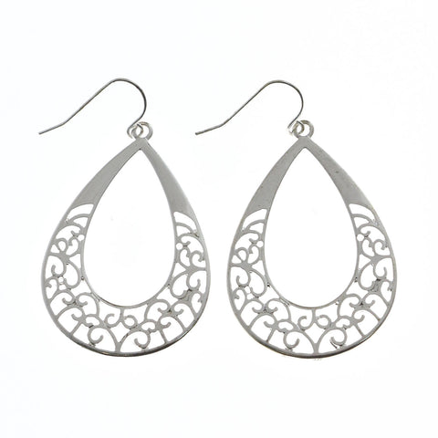 Mi Amore Dangle-Earrings Silver-Tone