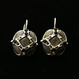 Mi Amore Dangle-Earrings Silver-Tone/Black