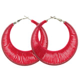 Mi Amore Dangle-Earrings Silver-Tone/Pink