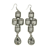 Mi Amore Dangle-Earrings Silver-Tone