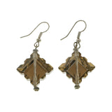 Mi Amore Dangle-Earrings Silver-Tone/Brown