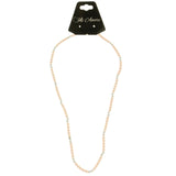 Mi Amore Bead-Necklace Pink/Silver-Tone