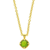 Mi Amore Pendant-Necklace Gold-Tone/Green