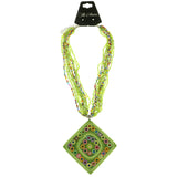 Mi Amore Flower Adjustable Statement-Necklace Multicolor