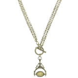 Mi Amore Pendant-Necklace Silver-Tone/Yellow