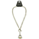 Mi Amore Pendant-Necklace Silver-Tone/Yellow