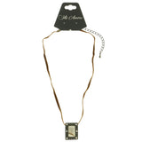Mi Amore Fashion-Necklace Brown/Dark-Silver