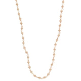 Mi Amore Bead-Necklace Pink/Silver-Tone