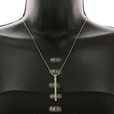 Mi Amore Pendant-Necklace Silver-Tone