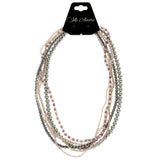 Mi Amore Layered-Necklace Multicolor/Silver-Tone
