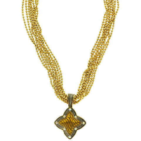Mi Amore Pendant-Necklace Gold-Tone/Silver-Tone