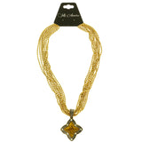 Mi Amore Pendant-Necklace Gold-Tone/Silver-Tone