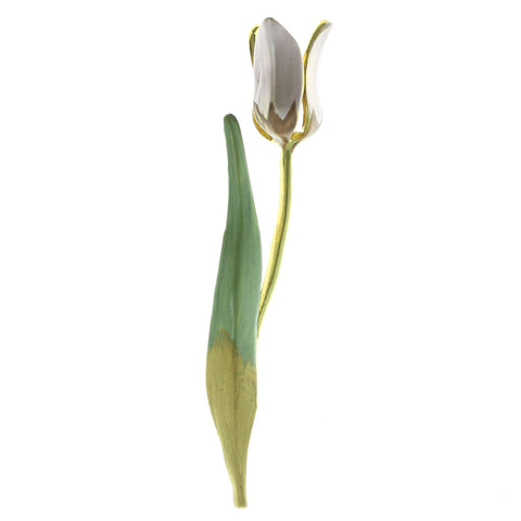 Mi Amore Tulip Brooch-Pin Gold-Tone/Multicolor LQP698