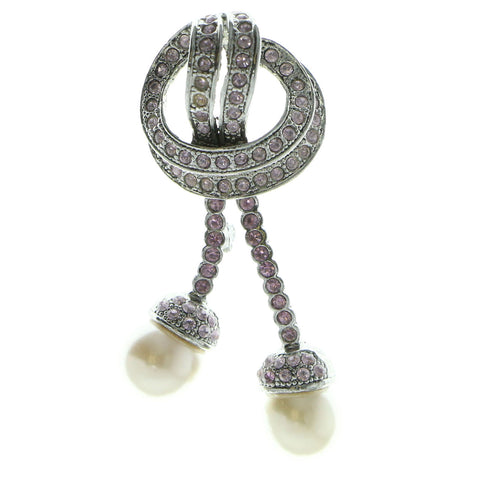 Mi Amore Brooch-Pin Gray/Pink LQP793