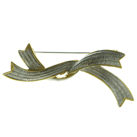 Mi Amore Brooch-Pin Silver-Tone/Gold-Tone LQP828