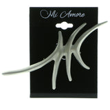 Mi Amore Brooch-Pin Silver-Tone