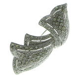Mi Amore Brooch-Pin Silver-Tone