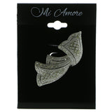 Mi Amore Brooch-Pin Silver-Tone