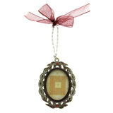 Mi Amore Leaves Picture-Frame Silver-Tone/Purple