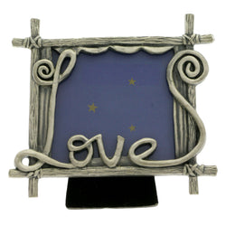 Mi Amore Love Picture-Frame Silver-Tone