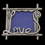 Mi Amore Love Picture-Frame Silver-Tone