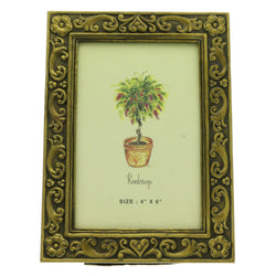 Mi Amore Flower Picture-Frame Bronze-Tone