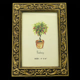 Mi Amore Flower Picture-Frame Bronze-Tone