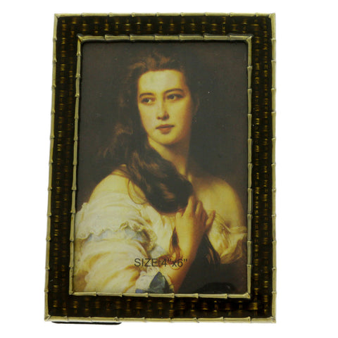 Mi Amore Picture-Frame Brown/Gold-Tone