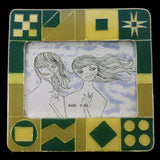 Mi Amore Picture-Frame Green/Yellow