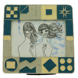 Mi Amore Picture-Frame Blue/Yellow