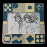 Mi Amore Picture-Frame Blue/Yellow