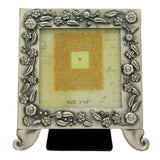 Mi Amore Flower Picture-Frame Silver-Tone