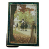 Mi Amore Picture-Frame Green/Silver-Tone