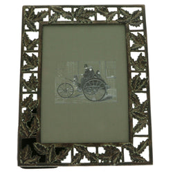 Mi Amore Leaves Picture-Frame Bronze-Tone